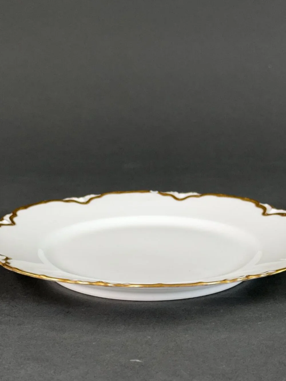 Antique Haviland Limoges France Porcelain Plate Gold Gilt Hand Painted 1908